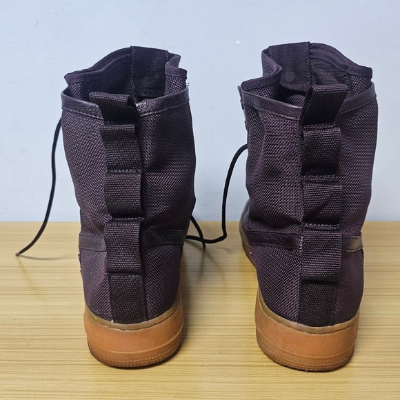 Nike Mens SF Air Force 1 High Deep Burgundy‎ Sneaker Shoes 864024-600 Size 11 - Picture 5 of 11